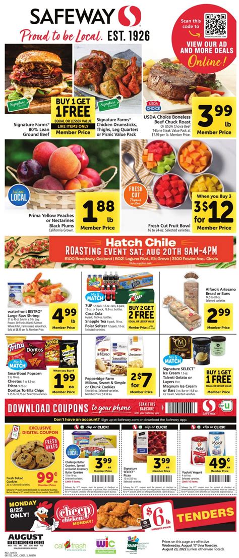 Safeway Current weekly ad 08/17 - 08/23/2022