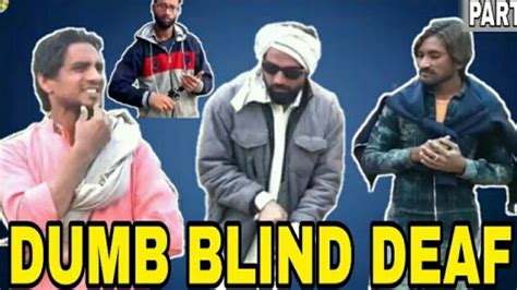 Dumb Blind Deaf Round2hell H2r Real Story 9 Youtube