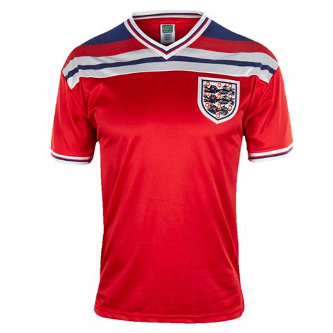England 1982 world cup finals retro football shirt mens. England Official Football Gift Mens 1982 World Cup Finals ...