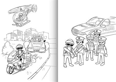 Playmobil polizeiauto ausmalbild