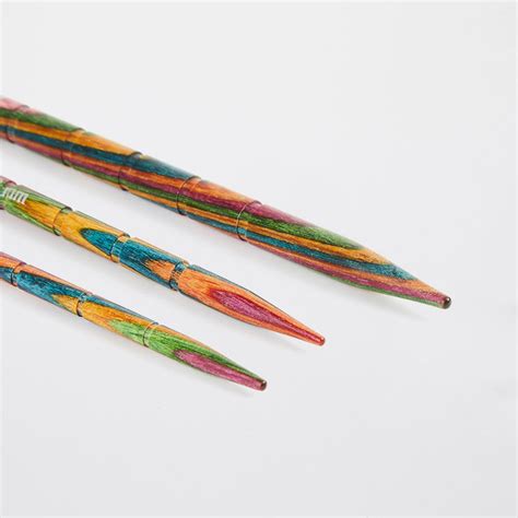 Symfonie Wood Cable Needles Set Knitpro Multi Colored Knit Etsy