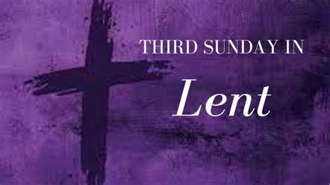 Third Sunday In Lent All Saints Episcopal Of Selinsgrove