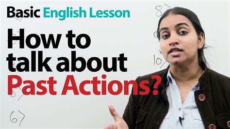Basic English Lesson How To Talk About Past Actions Grammar