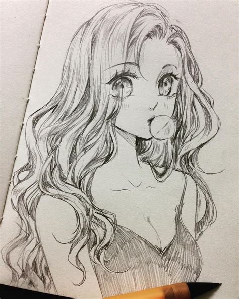 Manga Drawing Tutorials Girl Drawing Sketches Girl Sketch Pencil Art