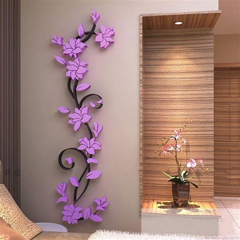 A weathered cardboard frame, cut into petals for a mirror while flower. 20+ Flowers 3D Wall Art | Wall Art Ideas
