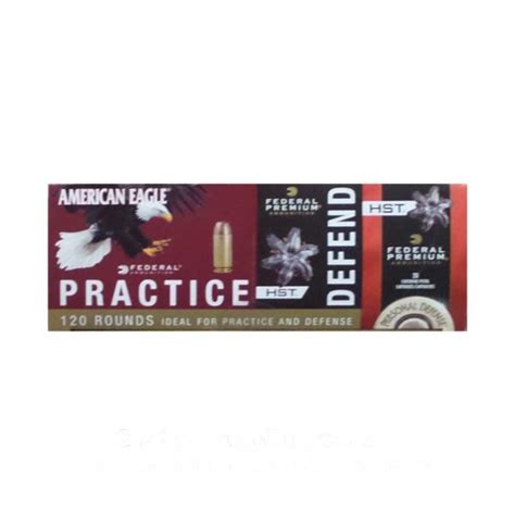 40 Sandw 180 Grain Fmj And Hst Jhp Combo Pack Federal Premium 120