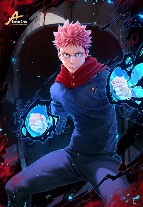 Artstation Jujutsu Kaisen Itadori Gojo And Nobara Fanart