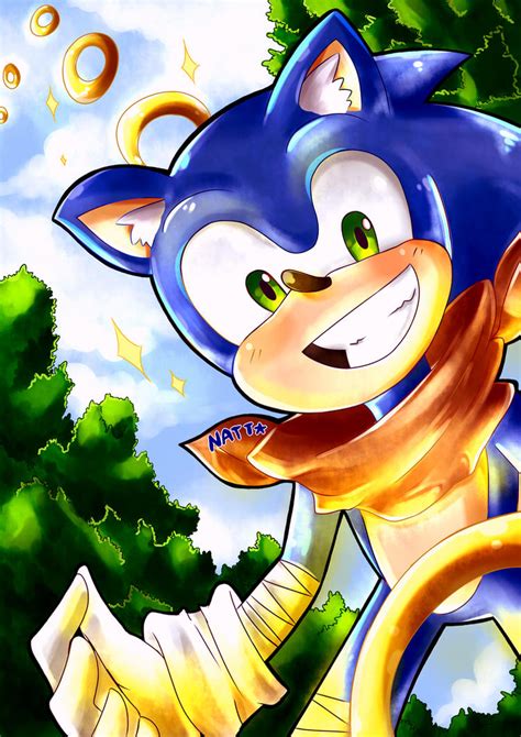 Sonic The Hedgehog Speedpaint By Nataly2 On Deviantart