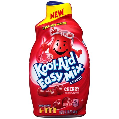 Kool Aid Easy Mix Cherry Liquid Drink Mix 182 Fl Oz