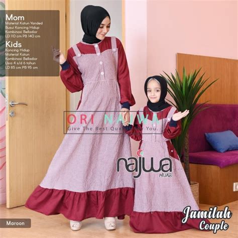 Model Gamis Batik Ibu Dan Anak Radea