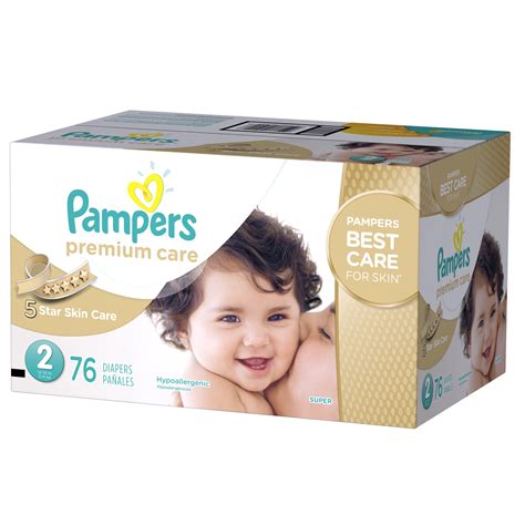 Pampers Premium Care Diapers Size 2 76 Count