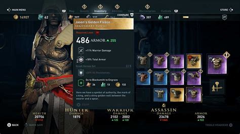 Assassins Creed Odyssey Legendary Armor Guide Gamersheroes