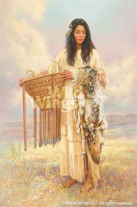Burden Basket Native American Woman Artist Proof Art Print