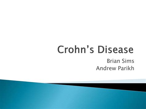 Ppt Crohns Disease Powerpoint Presentation Free Download Id1834298