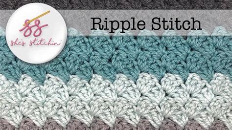 Ripple Stitch Just Another Crochet Along Youtube