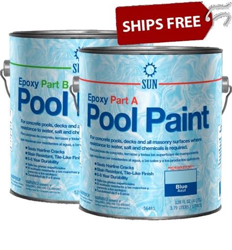 2 Part Epoxy Pool Paint By Sun Paints Pool Paint Cool Pools Pool