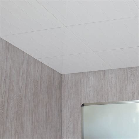 Mb Suspended Ceiling Tile White Ash 595mm X 595mm Mb Decor