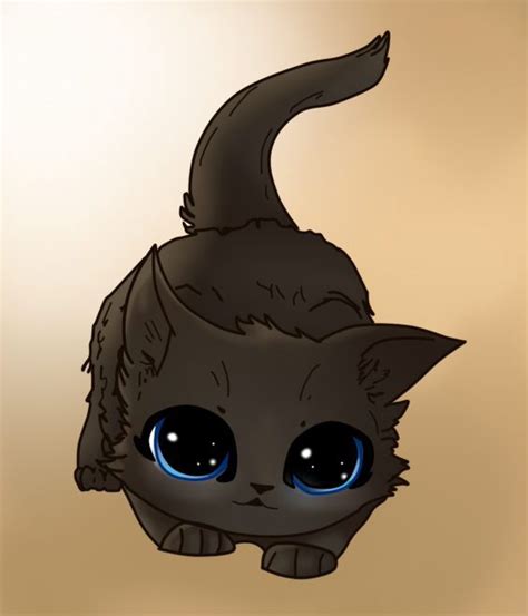 ↪mis Dibujos↩ Kitten Drawing Cute Kawaii Drawings Cute Drawings
