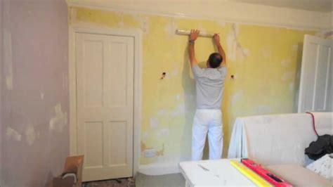 Hanging Wallpaper Paste The Wall Youtube