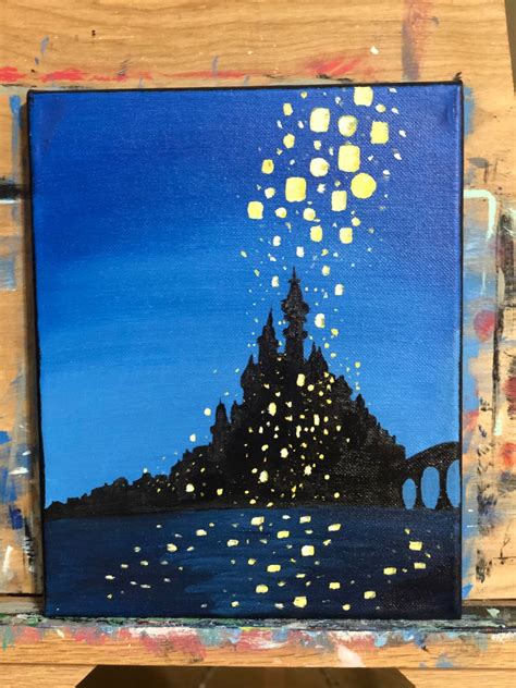 Tangled Small Canvas Art Tangled Painting Diy Art Painting