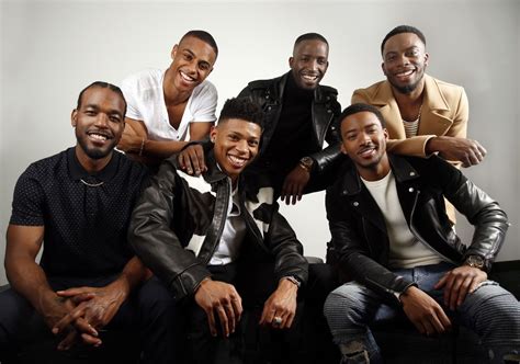 The Handsome Cast Of The New Edition Story From Left Luke James