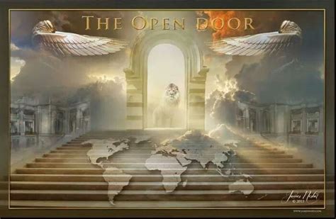 The Open Door Prophetic Art Prophetic Painting Prophet
