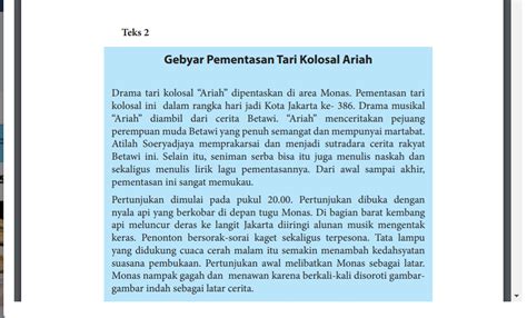 Kunci Jawaban Bahasa Indonesia Kelas 7 Bab 1 Menentukan Deskripsi