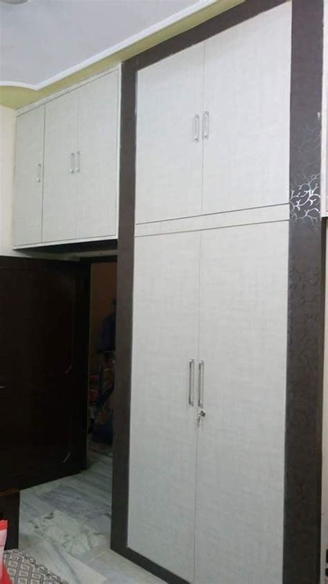 White Modular 2 Door Wooden Wardrobe At Rs 1500sq Ft Wooden Wardrobe