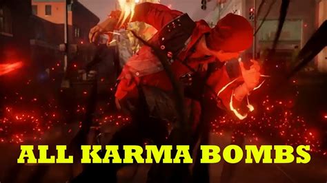 Infamous Second Son All Karma Bombs Good And Evil Youtube