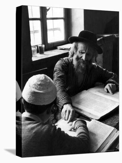 Rabbi Teaching The Talmud The Basis For Much Jewish Law Photographic