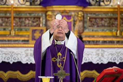 Never Lose Heart In Gods Mercy Bishop Galea Curmi Archdiocese Of Malta