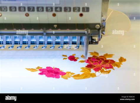 Computerized Embroidery Machine Hi Res Stock Photography And Images Alamy