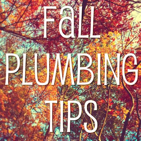 Fall Plumbing Tips — Mccoys Heating And Air