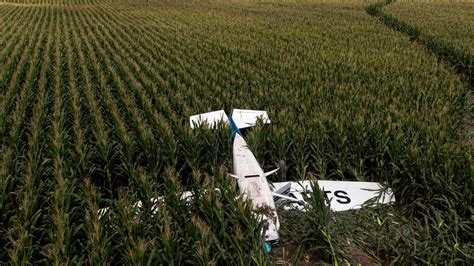 Two Injured After Plane Crashes In Jackson County Cornfield Kansas
