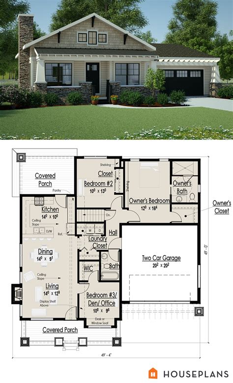 Cool Craftsman House Plans Under 1200 Sq Ft 10 Clue
