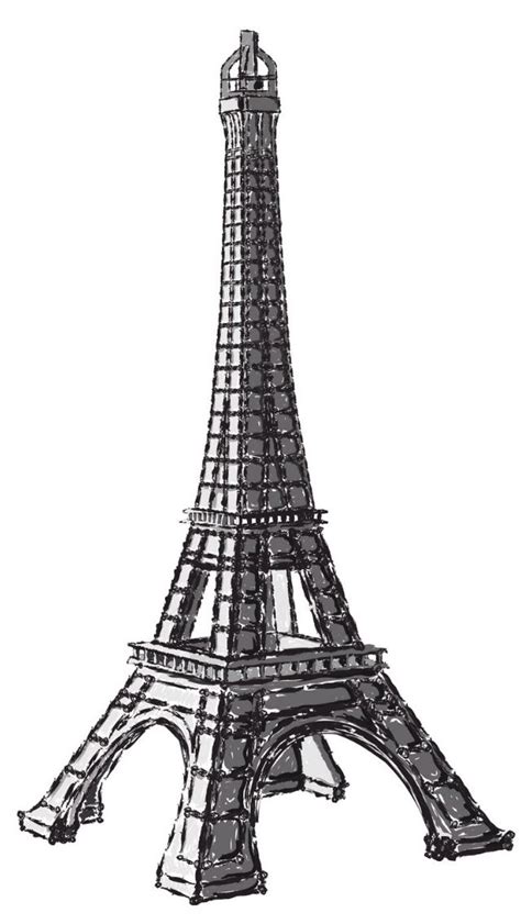 Eiffel Tower Perspective Drawing