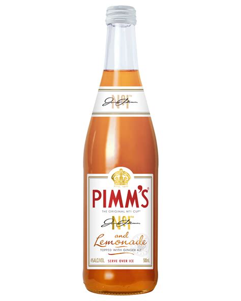 Pimms No 1 Cup Lemonade And Ginger Ale 500ml Izze Bottle Bottle Labels