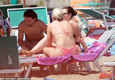 Lioness Alessia Russo Enjoys A Rest On The Italian Beach Just Days