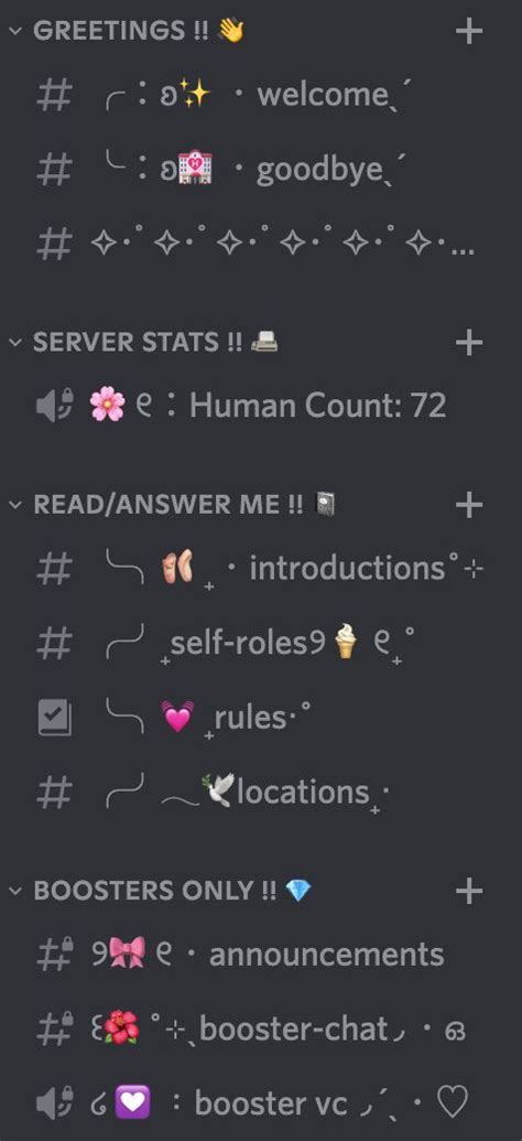 Discord Server Layout Discord Discord Channels Font App