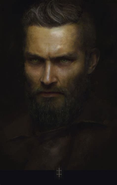 Rhubarbes Artstation Man With Beard By Eve Ventrue Fantasy