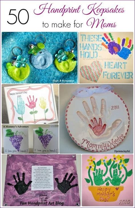 50 Handprint Keepsakes To Make Mom For Mothers Day