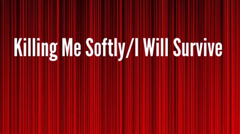 Killing Me Softlyi Will Survive Mashup Cover By Amaya Knoll Youtube