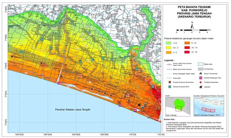 Peta Daerah Rawan Bencana Tsunami