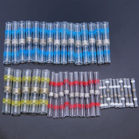 40pcs Heat Shrink Connector Insulated Solder Sleeve Waterproof Sealed