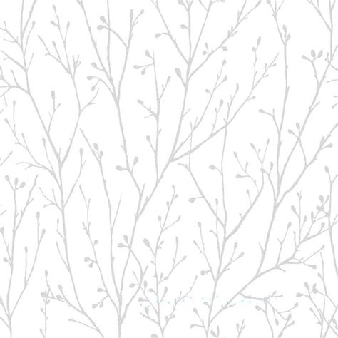 Superfresco Elegance 56 Sq Ft Silverwhite Paper Textured Floral