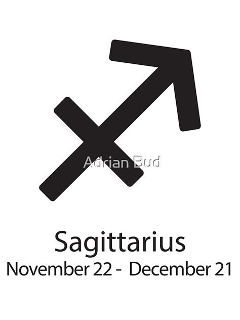 Zodiac Sign Sagittarius November 22 December 21 Stickers By Adrian