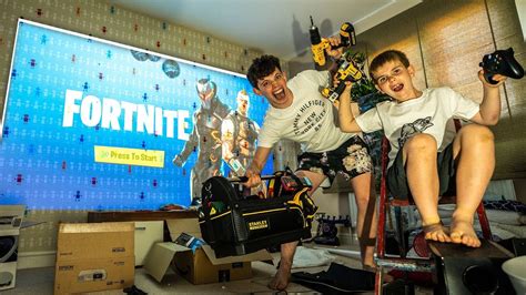 Building The Ultimate Fortnite Gaming Room Episode 1 Youtube
