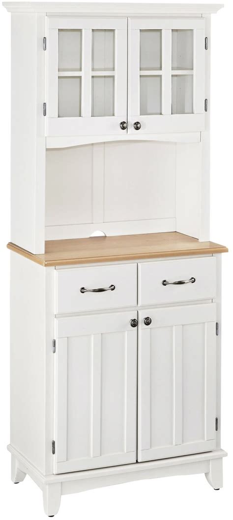 Homestyles Buffet Of Buffets Natural Woodwhite Server With Hutch Don