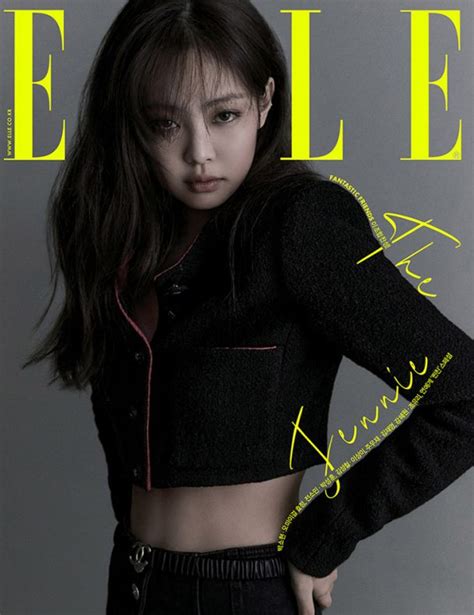 Blackpinks Jennie Covers Elle Korea August 2021 Issue