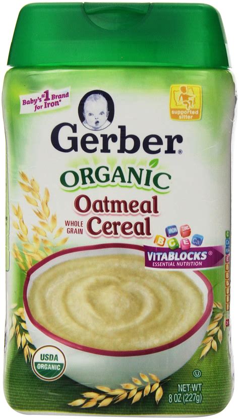 Buy Gerber Baby Cereal Oatmeal 8 Ounce Online At Desertcartuae